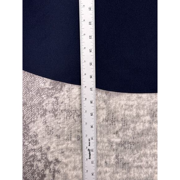 New J Crew Top 22 Womens Navy Blue Scalloped Cami Blouse Plus Size - Picture 8 of 11